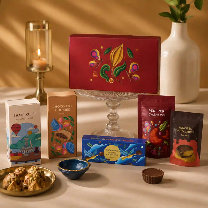 The Artistry Hamper Small – Premium Diwali Treats Gift Box