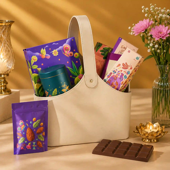 The Harmony Beige Hamper – Premium Festive Gourmet Gift Hamper