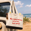 The Blunt Statement Tote Bag