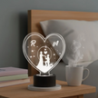 Timeless Love Personalized LED Lamp