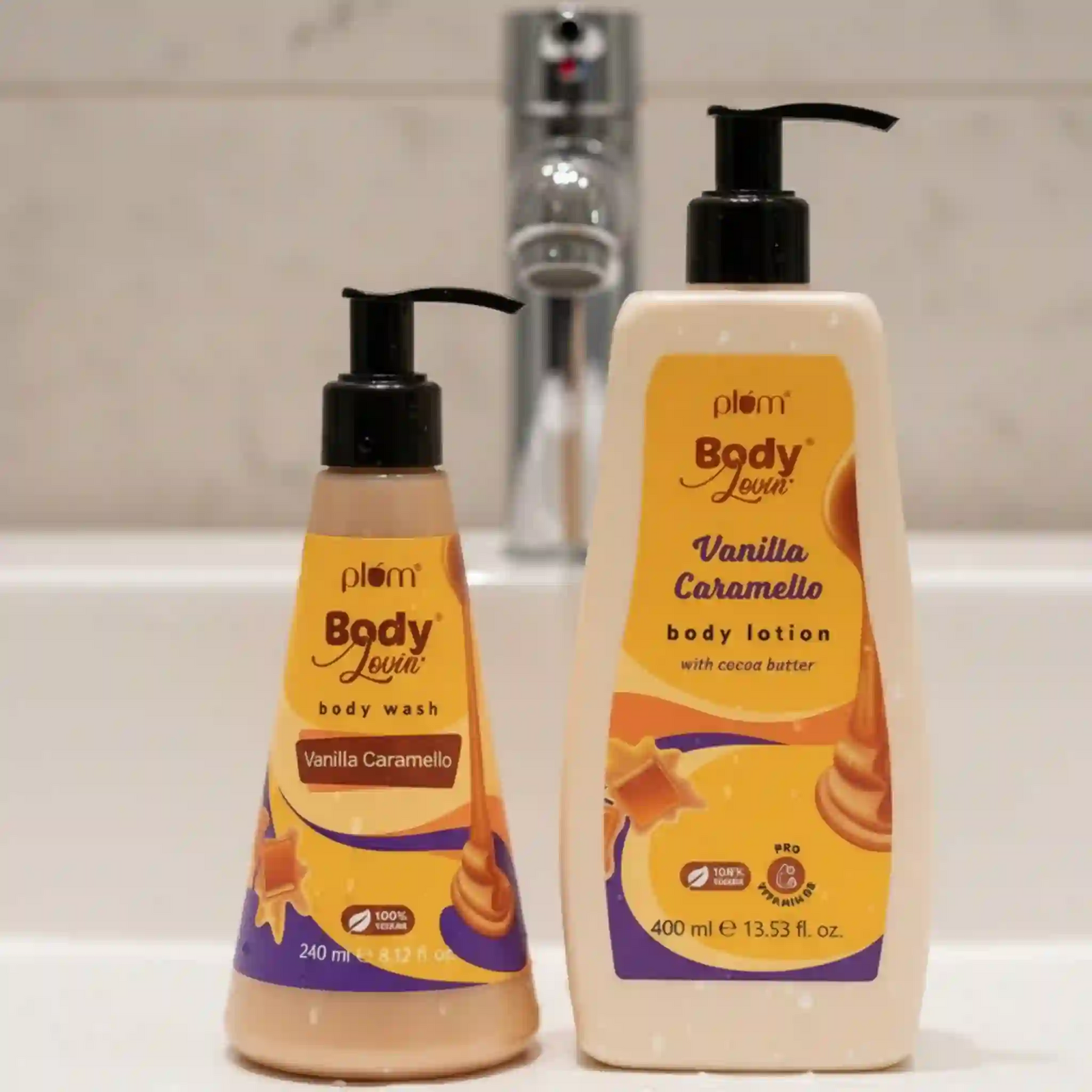 Vanilla Caramello Body Wash and Lotion Duo