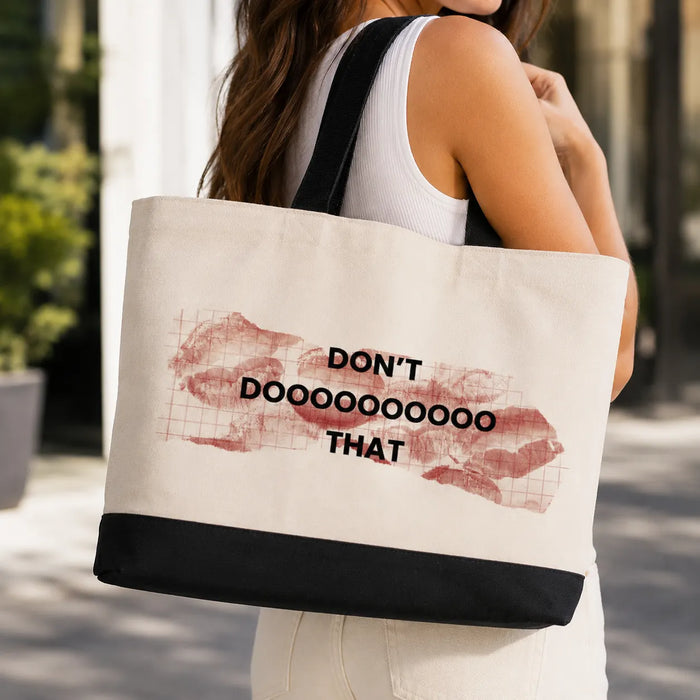 Verbal Flex Statement Tote Bag