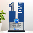 Wooden Long Service Award Trophy for Employee Recognition