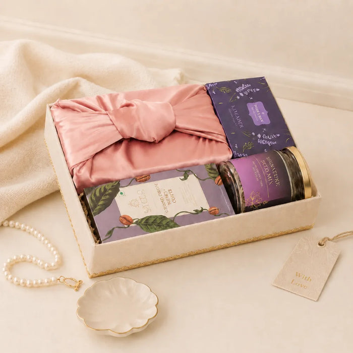 Festive Limelight in Lilac Premium Diwali Gift Hamper