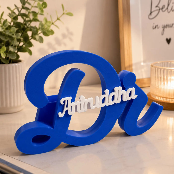 Custom personalized doctor name stand