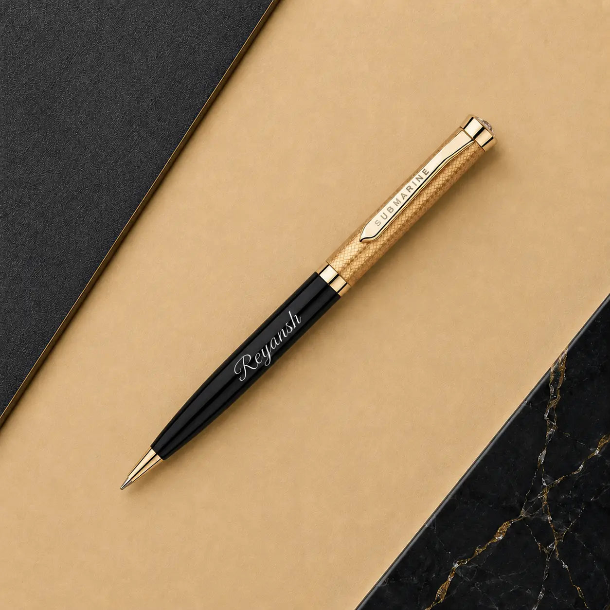 Criss Half Gold Pollux Premium Ball Pen