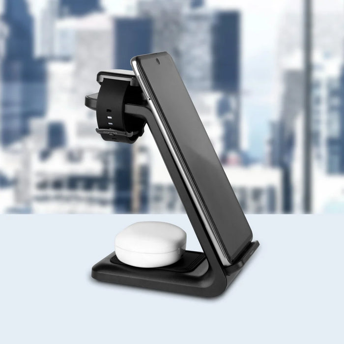 EVM EnDock 3 in 1 wireless Charger EK1214 Black