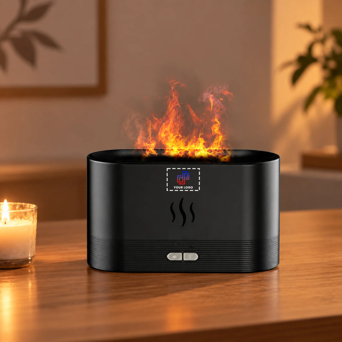 Flame Humidifier with Aroma Diffuser